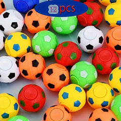 12pcs Football Party Favors Mini Sport Decompressing Football Treasure Box Toys