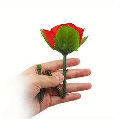 Magic Props Flash Roses Scarves Turn Into Roses Flower