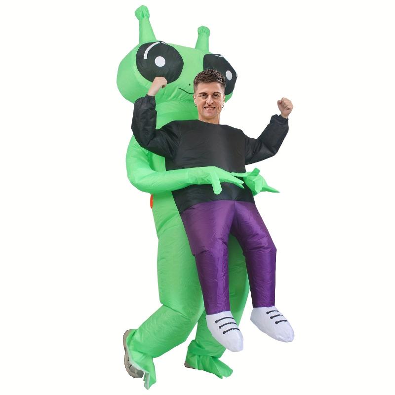 Big Eyed Alien Ghost Inflatable Costume Adult Size 150cm - Party Cosplay Spoof