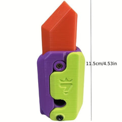 2pcs 3D Printing Gravity Radish Mini Pendant Model Decompression Toy