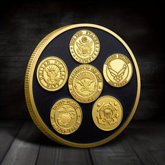 1pc Collectible Coin Challenge Coin Cubic Embossed Metal Crafts