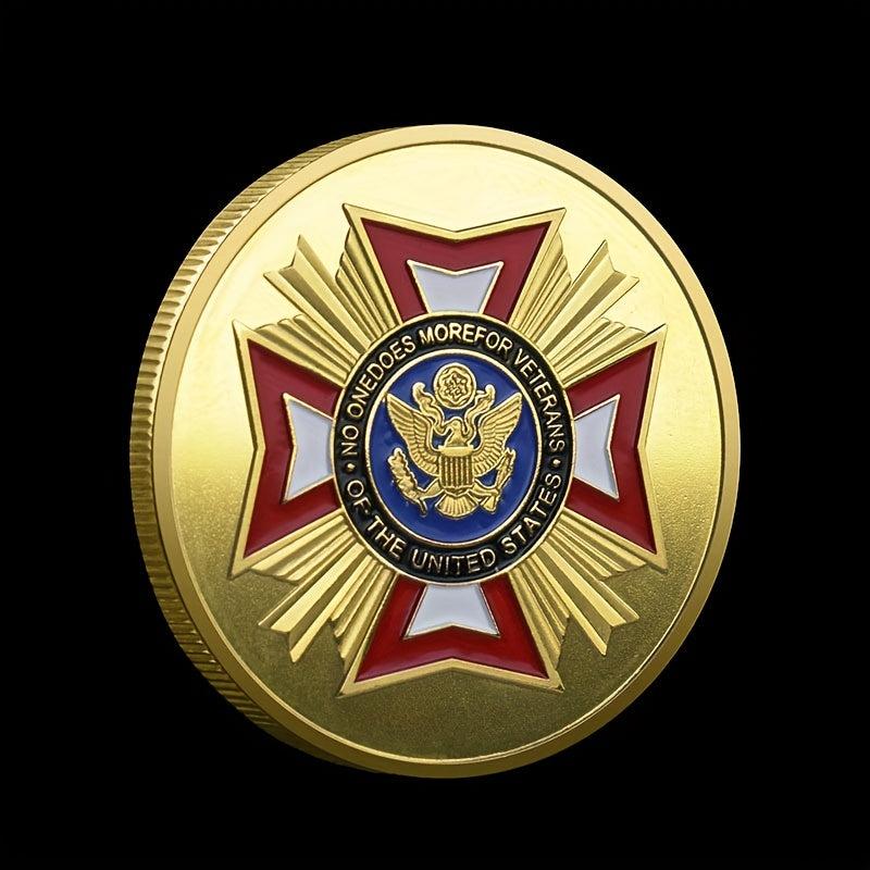 1pc Collectible Coin Challenge Coin Cubic Embossed Metal Crafts