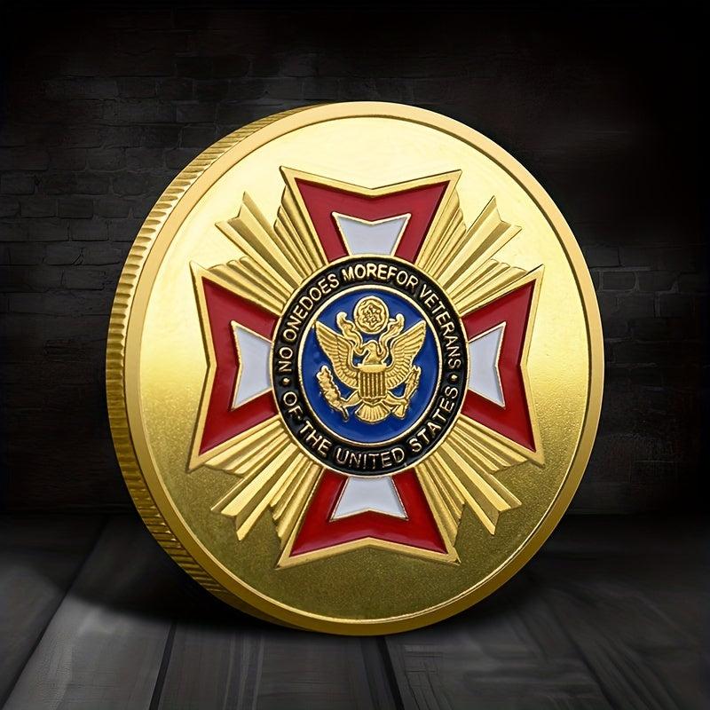 1pc Collectible Coin Challenge Coin Cubic Embossed Metal Crafts