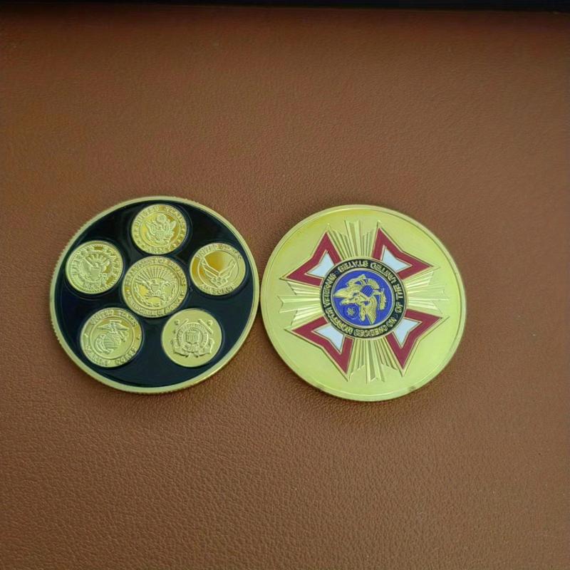 1pc Collectible Coin Challenge Coin Cubic Embossed Metal Crafts