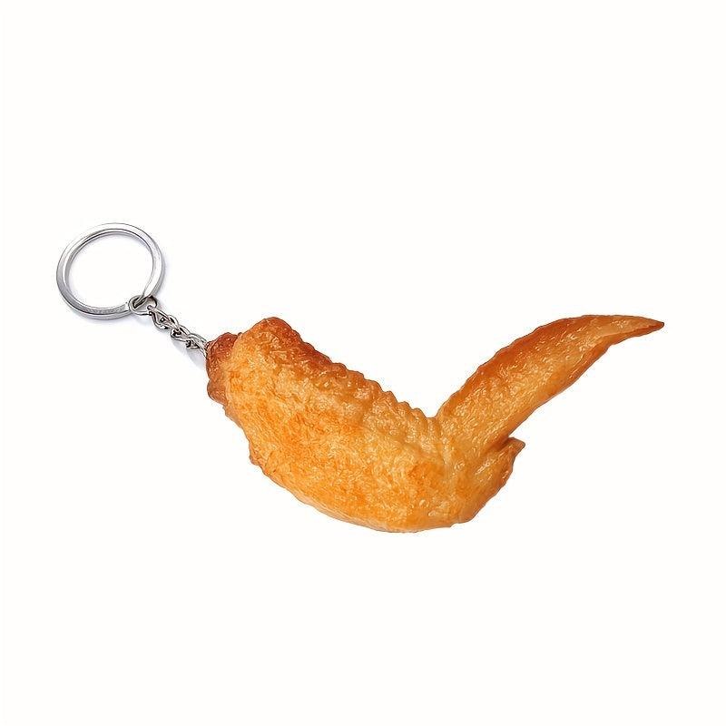PVC Fried Chicken Leg Potato Pendant Model