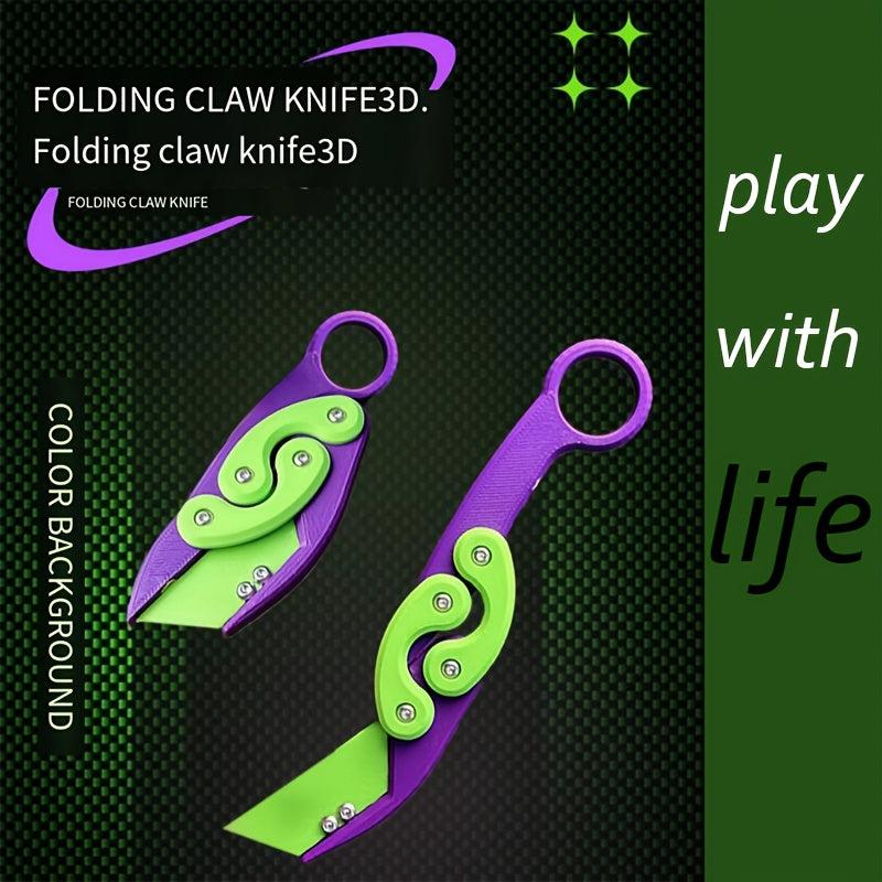 3D Printing Claw Gravity Plan Jump Radish Training Butterfly Katars Toy