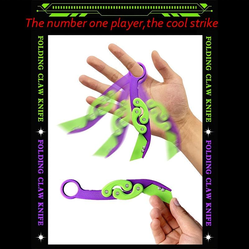 3D Printing Claw Gravity Plan Jump Radish Training Butterfly Katars Toy