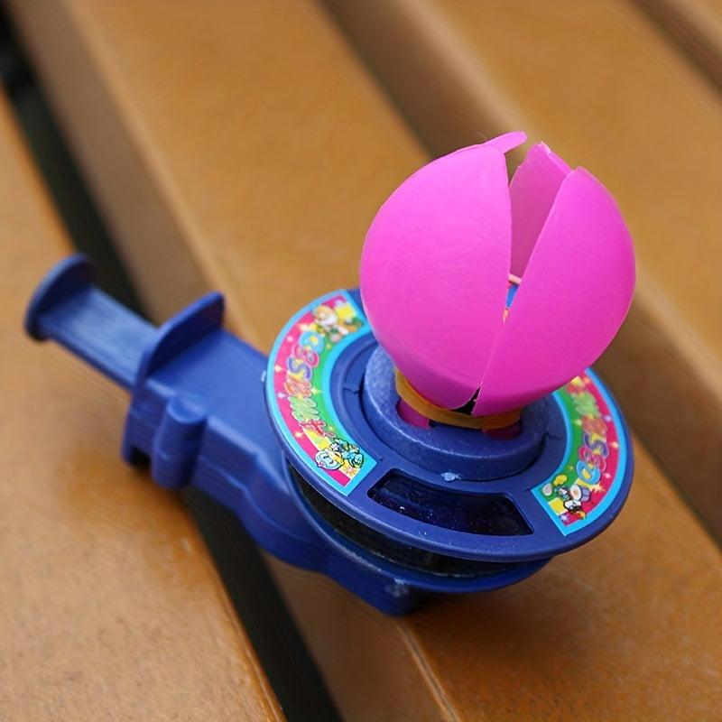 Lotus Flower Spinning Top Hand Pushed Fun Toy