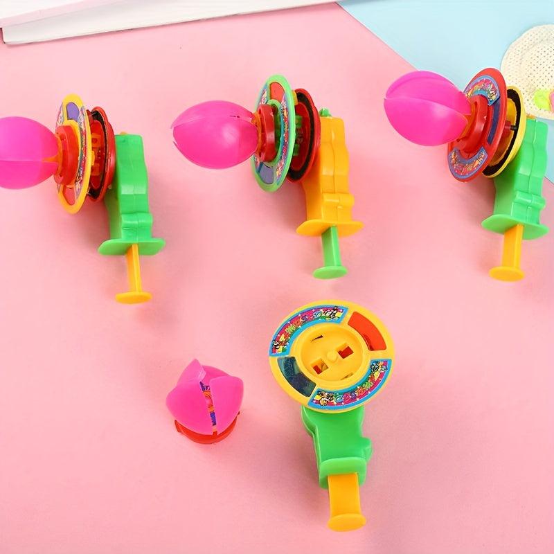 Lotus Flower Spinning Top Hand Pushed Fun Toy