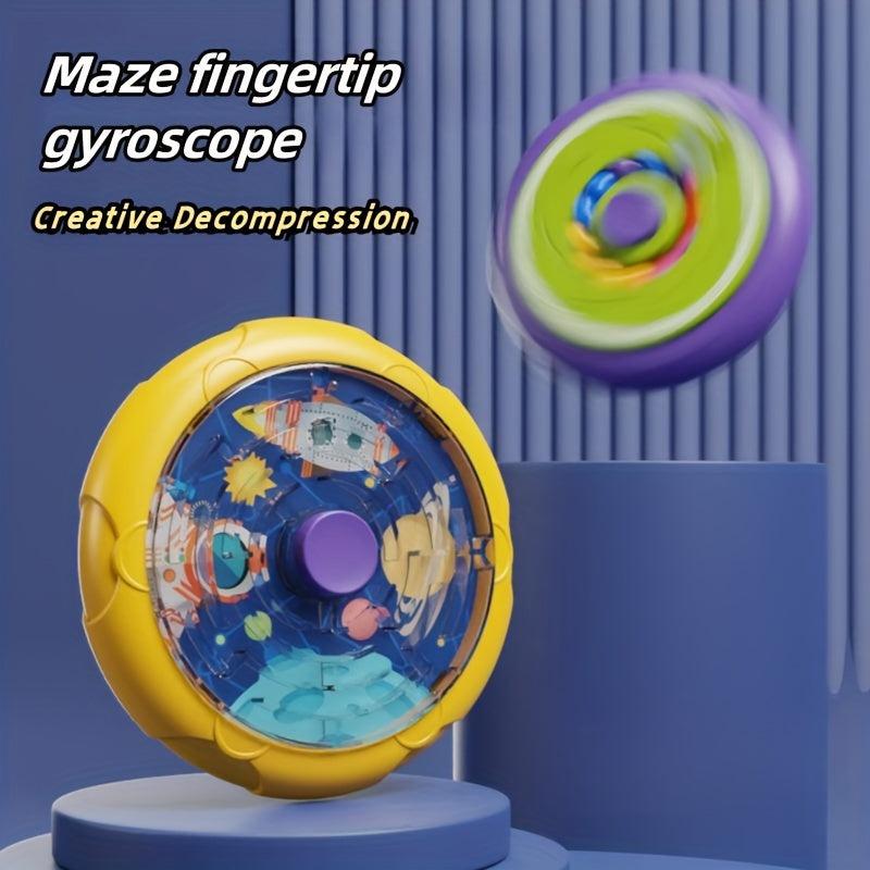Rotating Gyroscope 3D Ball Maze Sliding Toy