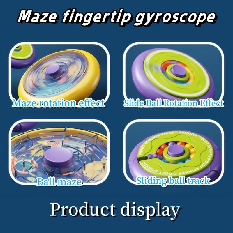 Rotating Gyroscope 3D Ball Maze Sliding Toy