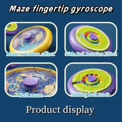 Rotating Gyroscope 3D Ball Maze Sliding Toy