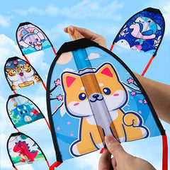 Cartoon Catapult Kite With Rubber Band For Gliding In The Air