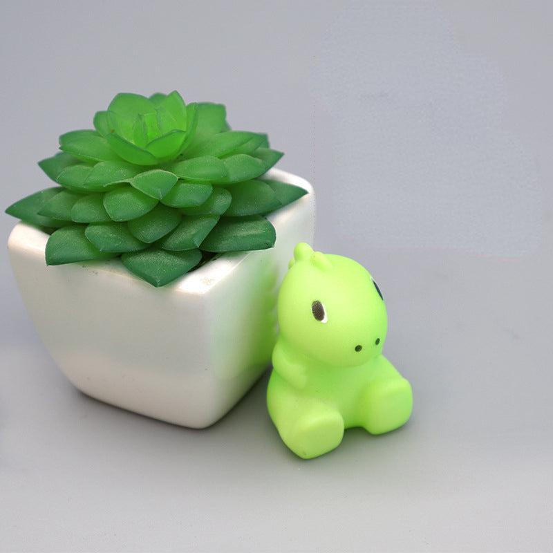5pcs Animal Pinching Music Decompression Toys Dinosaur Small Monster Creative