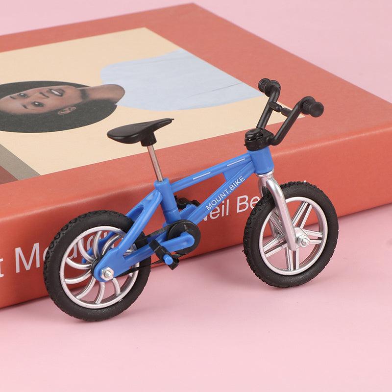 Retro Mini Finger Bicycle Assembly Bike Model Toys Gift Toys Model Mini Portable