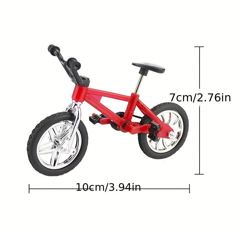 Retro Mini Finger Bicycle Assembly Bike Model Toys Gift Toys Model Mini Portable