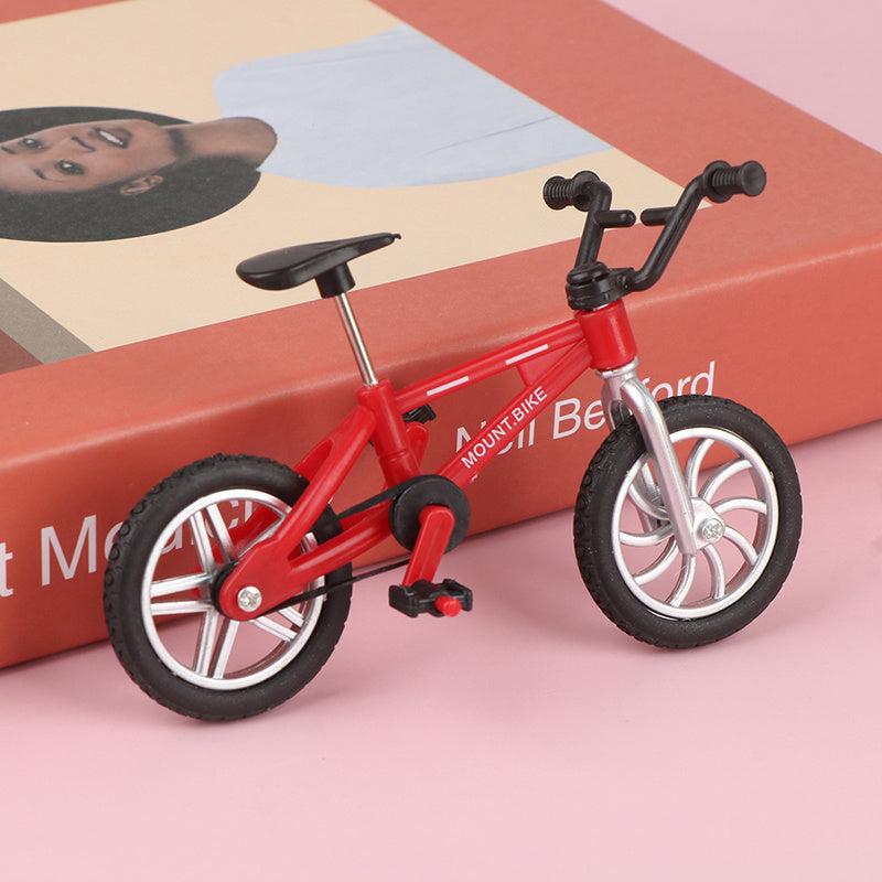 Retro Mini Finger Bicycle Assembly Bike Model Toys Gift Toys Model Mini Portable
