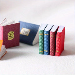 12pcs 1:12 Dollhouse Mini Books Furniture Accessories Fun Bookstore