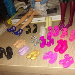 Princess Doll Accessory Shoes Boots - Random Style