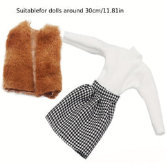 Doll Clothes Sweater Coat Suit - Doll Not Included