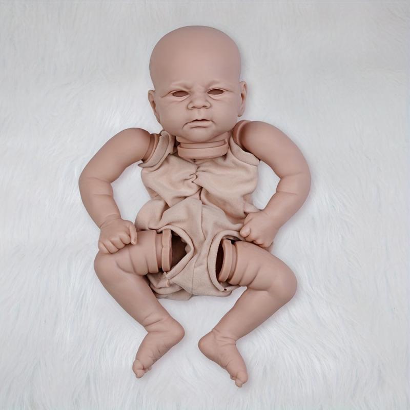 DIY Reborn Doll Kit Elijah Blank Vinyl Unpainted Doll Parts