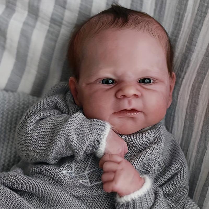 DIY Reborn Doll Kit Elijah Blank Vinyl Unpainted Doll Parts