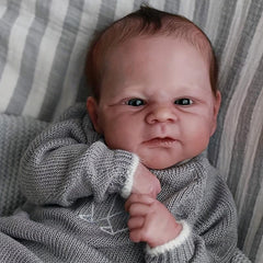 DIY Reborn Doll Kit Elijah Blank Vinyl Unpainted Doll Parts
