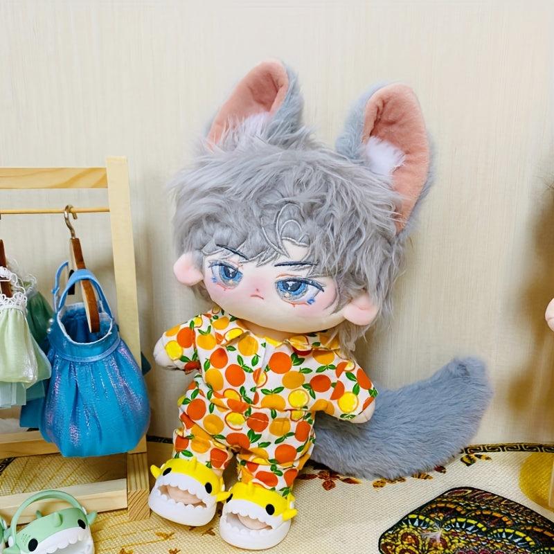 Handsome Boy Doll with Big Ears and Tail Nude