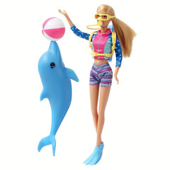 Interactive Dolphin Trainer Toy Set for Kids - Holiday Gift