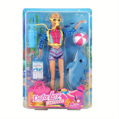 Interactive Dolphin Trainer Toy Set for Kids - Holiday Gift
