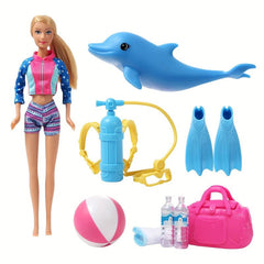 Interactive Dolphin Trainer Toy Set for Kids - Holiday Gift