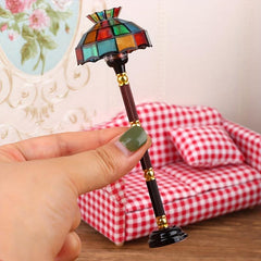 1:12 Dollhouse Colored LED Floor Lamp w/ Switch