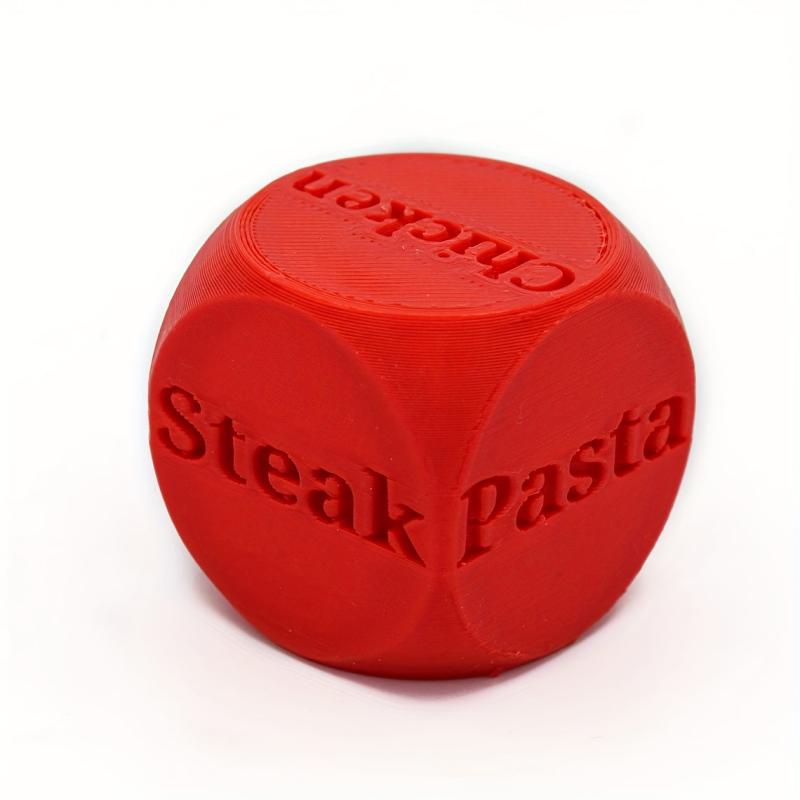 1pc Food Takeout Dice Fate Meal Holiday Party Game Gift