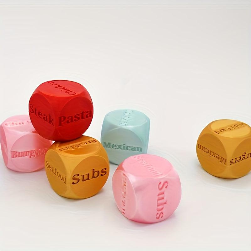 1pc Food Takeout Dice Fate Meal Holiday Party Game Gift