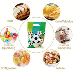 10pcs Soccer Slap Bracelets Mini Soccer Game Soccer Party Favors Bag