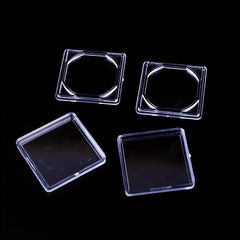 10Pcs Commemorative Coin Square Special Box Crescent Mouth Collection Box