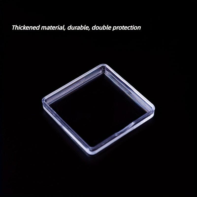 10Pcs Commemorative Coin Square Special Box Crescent Mouth Collection Box