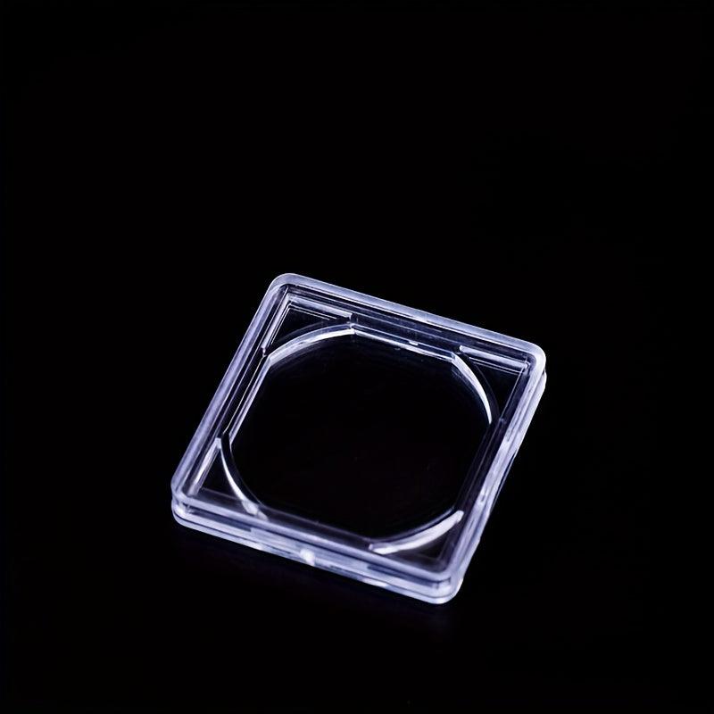 10Pcs Commemorative Coin Square Special Box Crescent Mouth Collection Box
