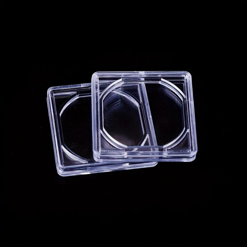 10Pcs Commemorative Coin Square Special Box Crescent Mouth Collection Box