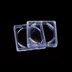 10Pcs Commemorative Coin Square Special Box Crescent Mouth Collection Box
