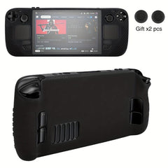 Silicone Protective Case for Steam Deck with Thumb Grip Caps