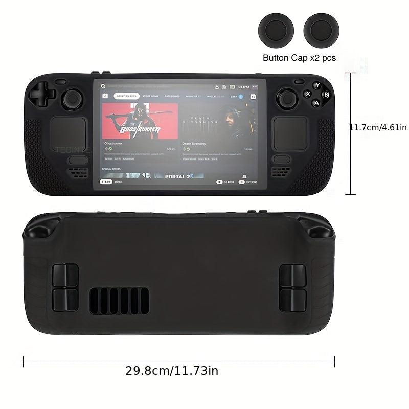 Silicone Protective Case for Steam Deck with Thumb Grip Caps