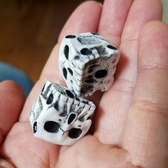 5pcs Skull Dices Family Party Funny Toys