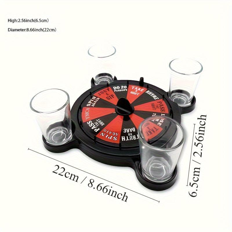 Roulette Shots Drinking Board Games Set for Adults