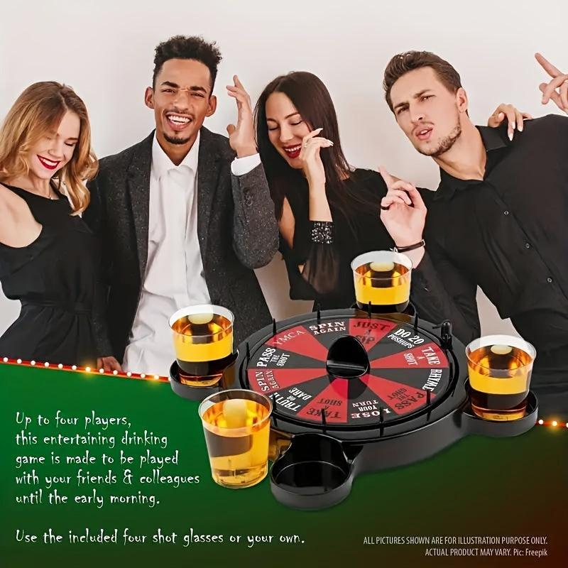 Roulette Shots Drinking Board Games Set for Adults