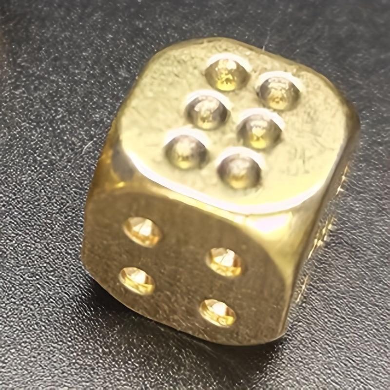 11MM Solid Copper Pigment Game Dice for Bar KTV Entertainment