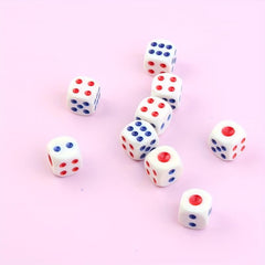 9pcs 14mm Standard Opaque Dice for Board Games