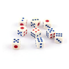 9pcs 14mm Standard Opaque Dice for Board Games