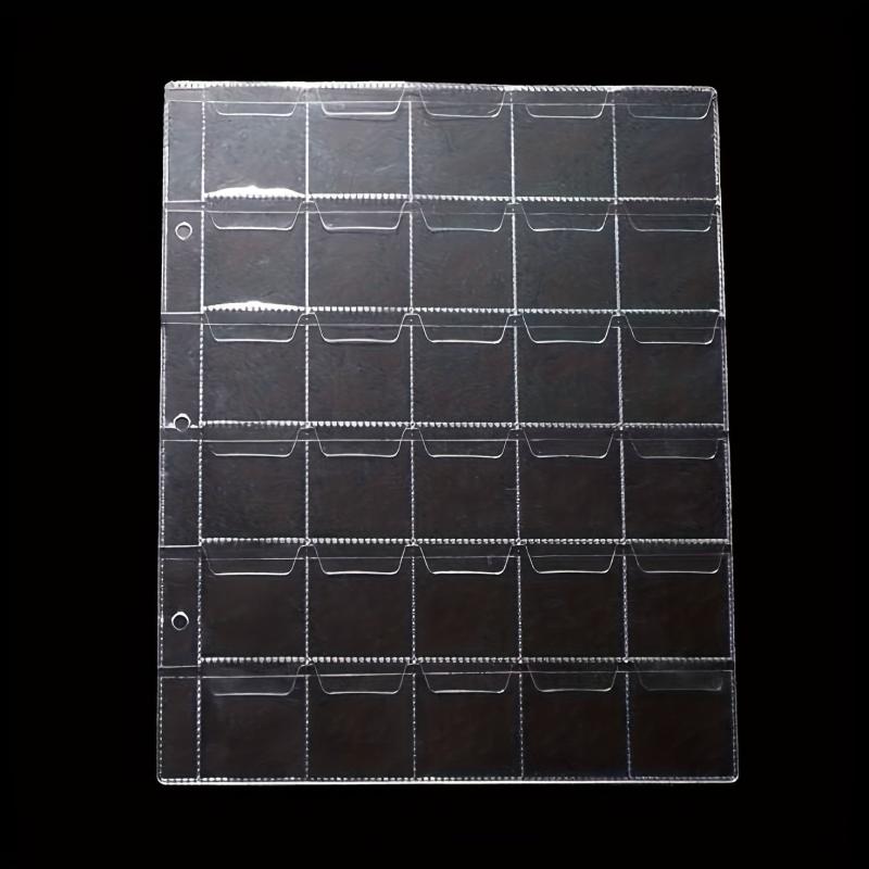 30 Pockets Coin Holder Folder Pages for Collection Album Storage