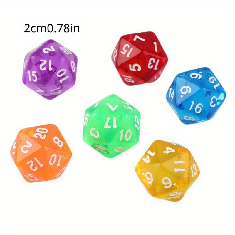 1 Pc 20 sided Dice Number Dices For Number Games